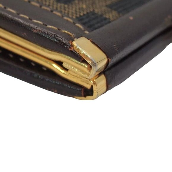 718158AM (V2) Fendi Wallet Brown PVC - Picture 8 of 11